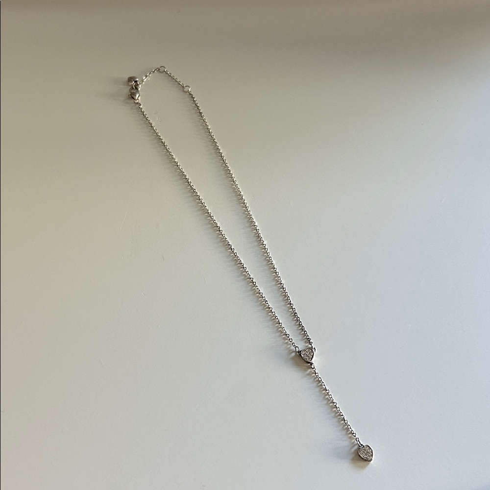 Elegant Silver Brighton Heart Necklace
